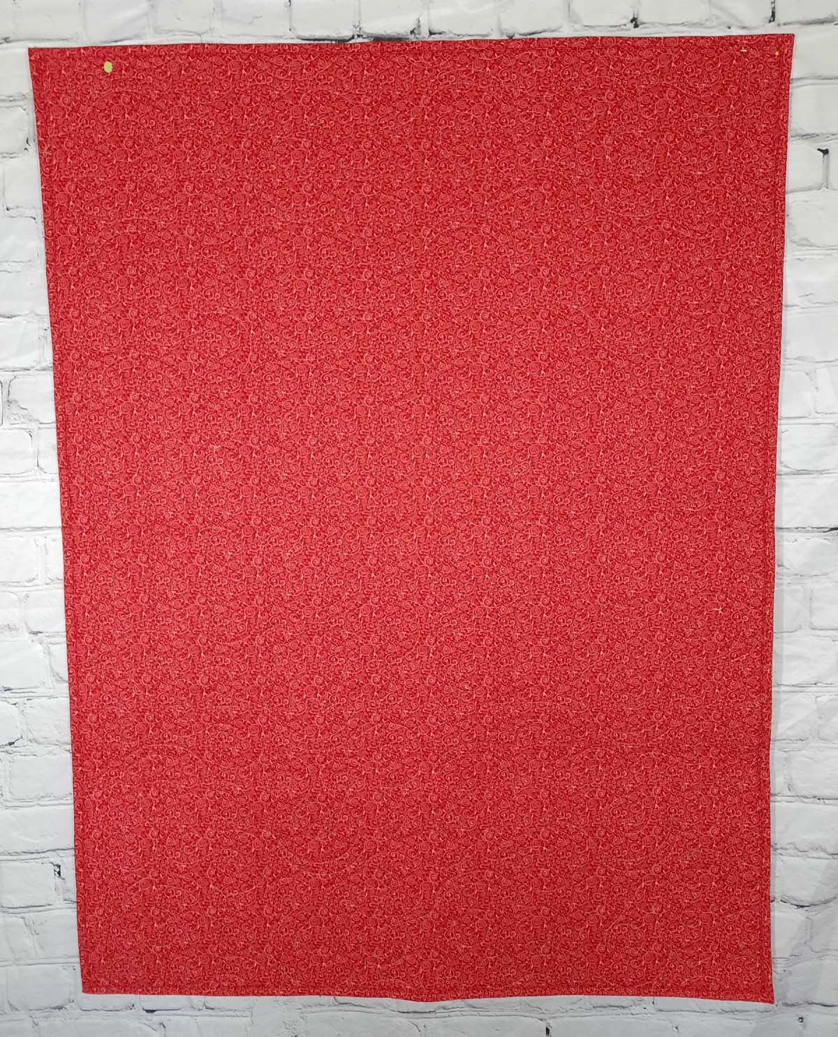 Apple Pie modern swirly baby lap quilt