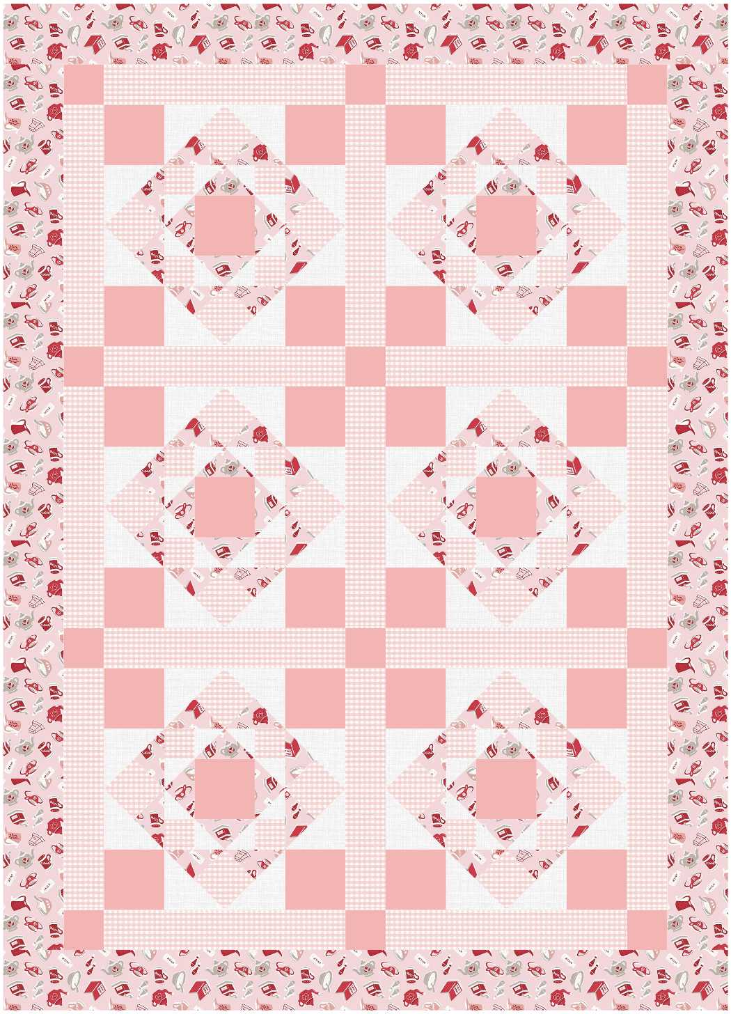 BL186 First Steps Quilt Kit