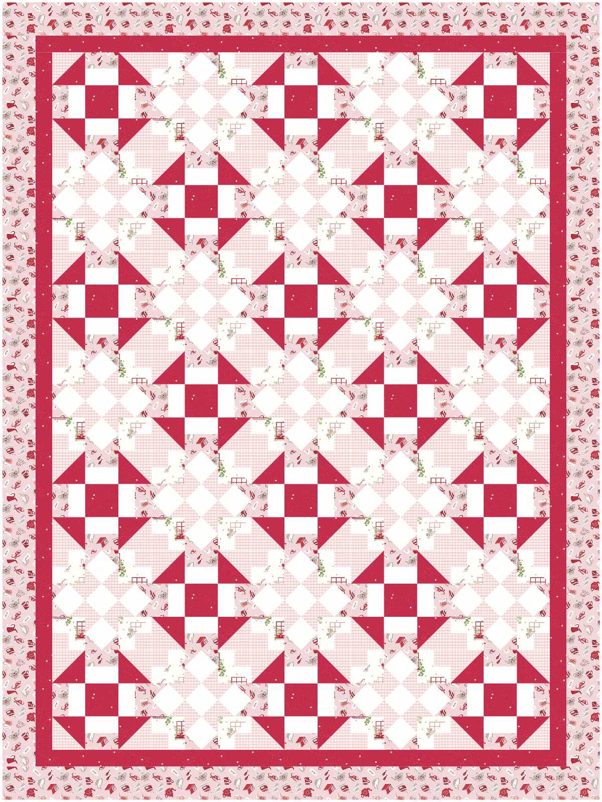 BL207 Flutterby Quilt Kit LARGE