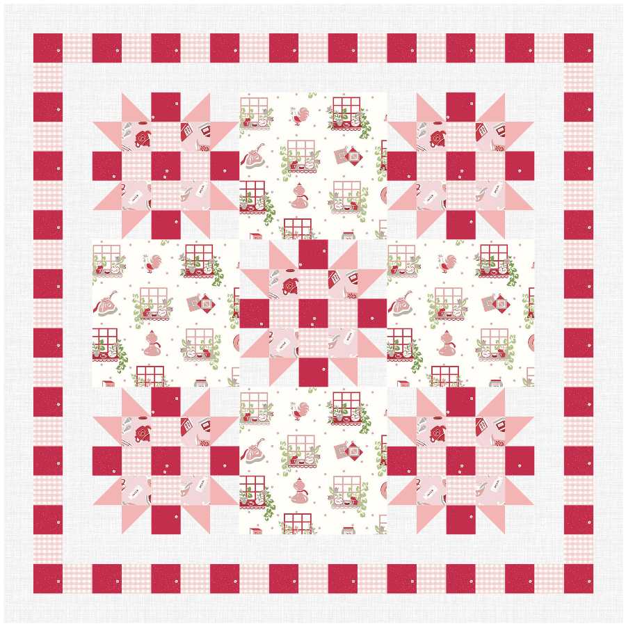 BL162 Forest Flowers Quilt Kit