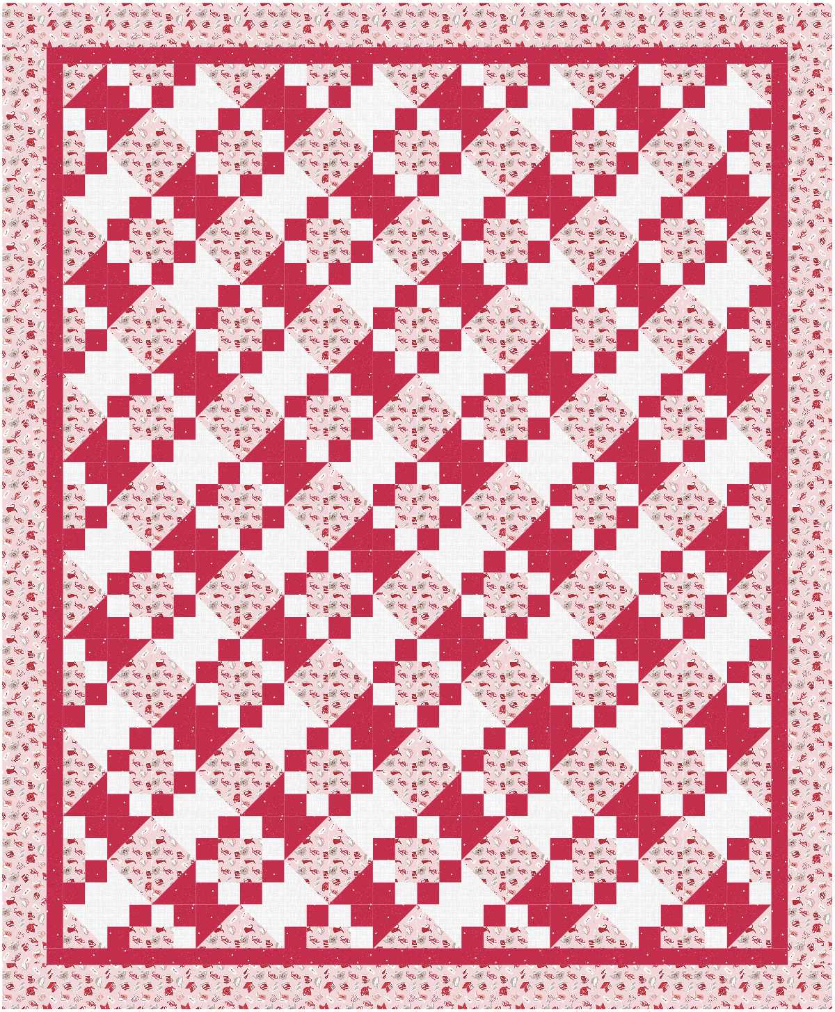 BL115 It's a compliment Quilt Kit LARGE