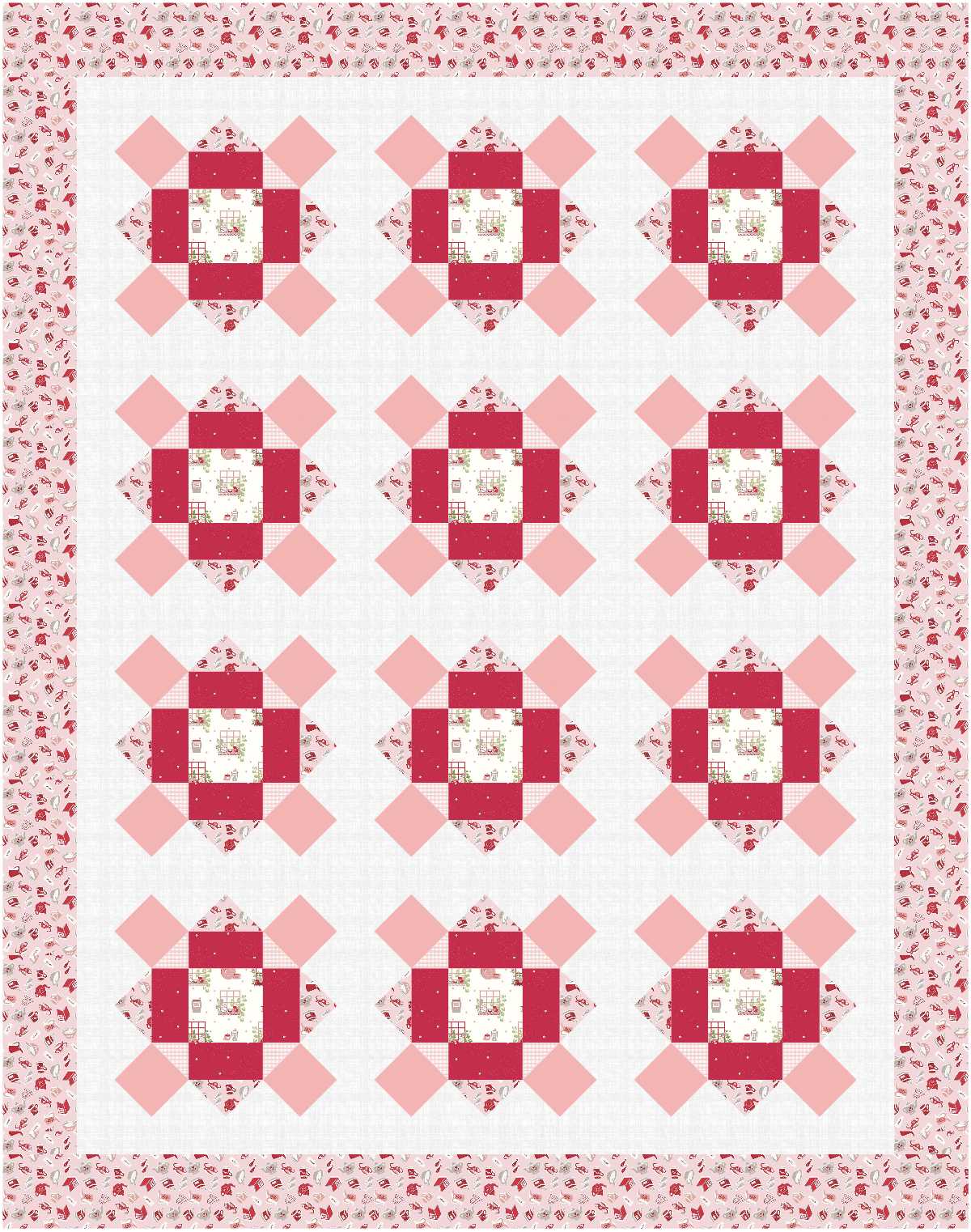 BL152 Lemon Layer Cake Quilt Kit