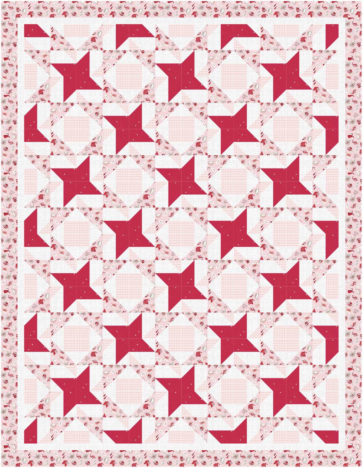 BL203 Reflection Quilt Kit LARGE