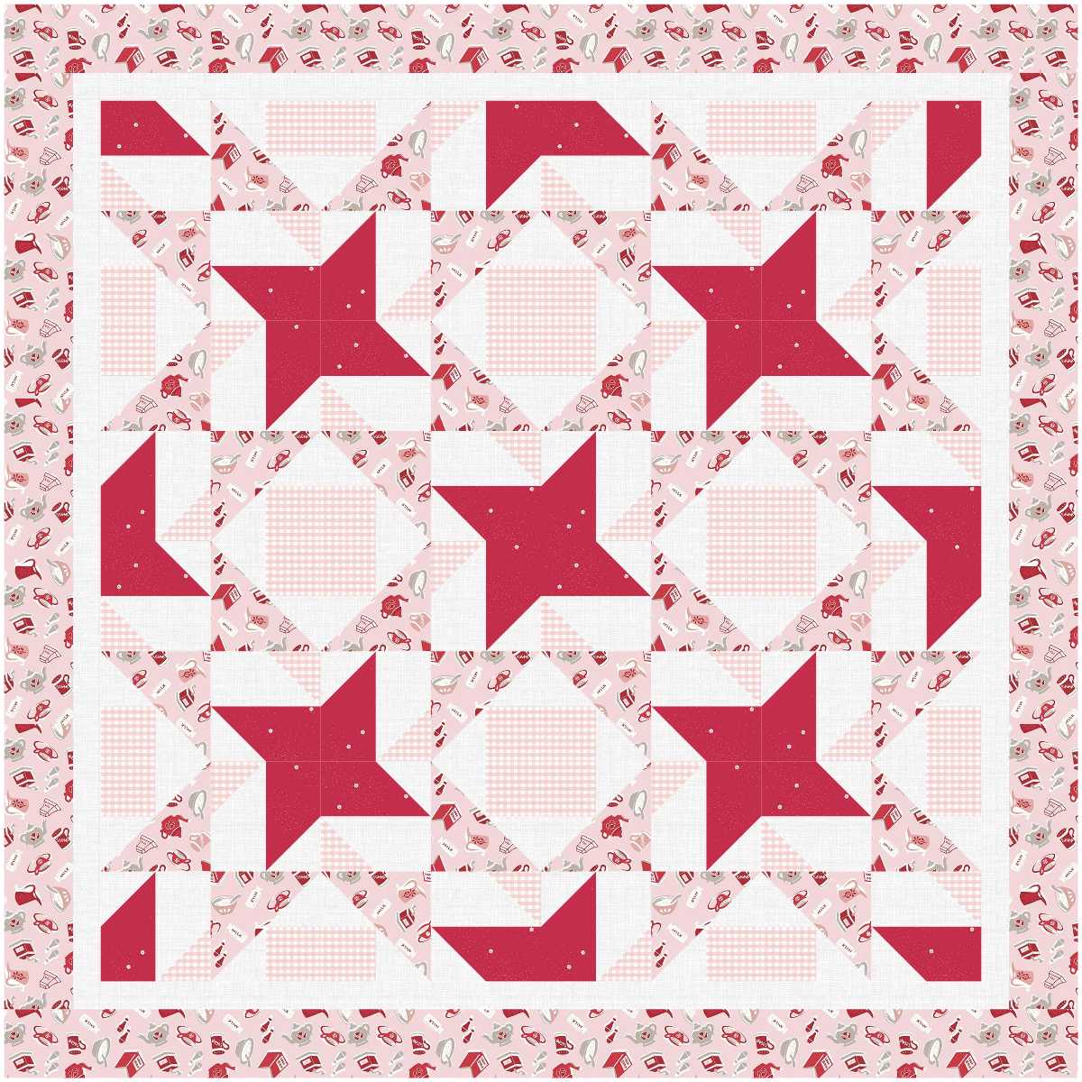 BL203 Reflection Quilt Kit MEDIUM