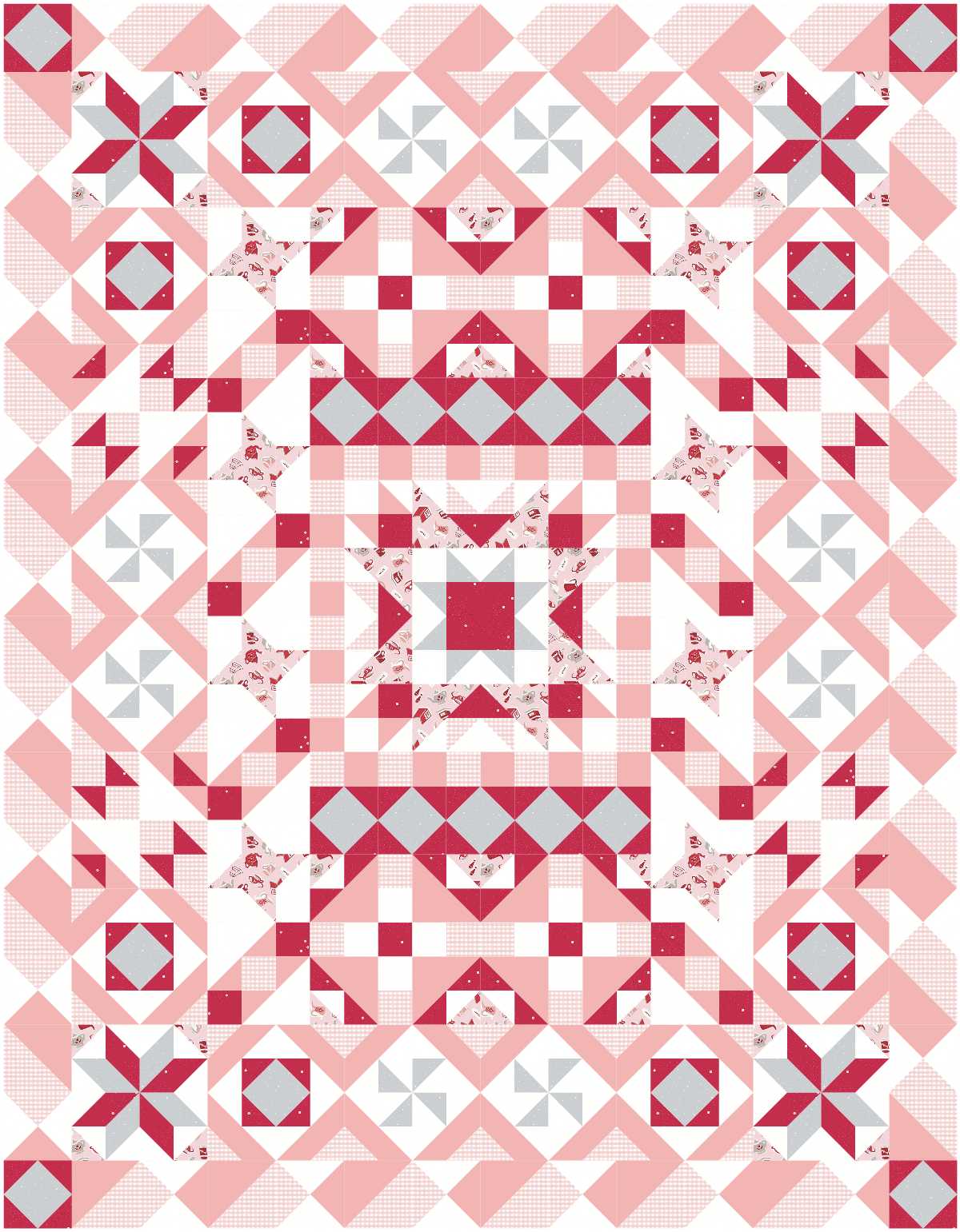 BL204 Rising Star Quilt Kit