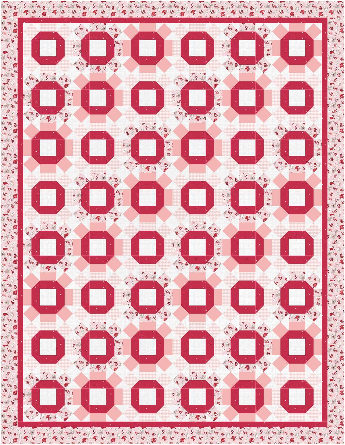 BL158 Rolling Boulders Quilt Kit LARGE