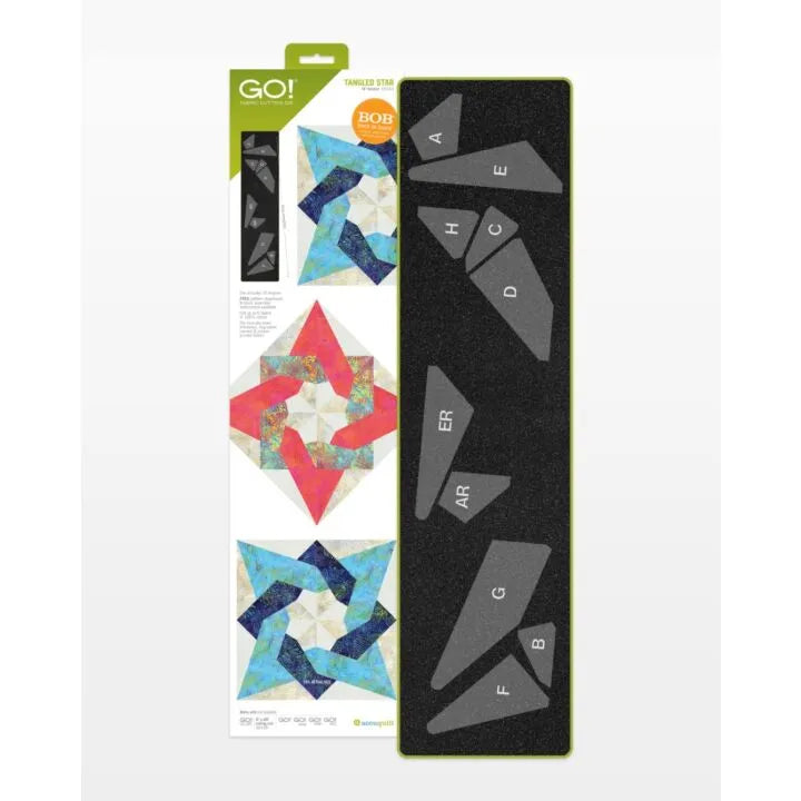 Ideas for the Tangled Star Accuquilt die