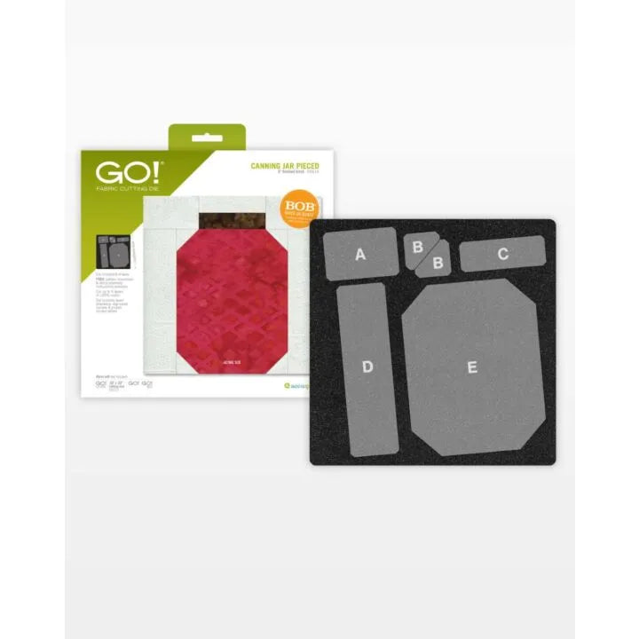 Try the Canning Jar Accuquilt die to make fun quilts