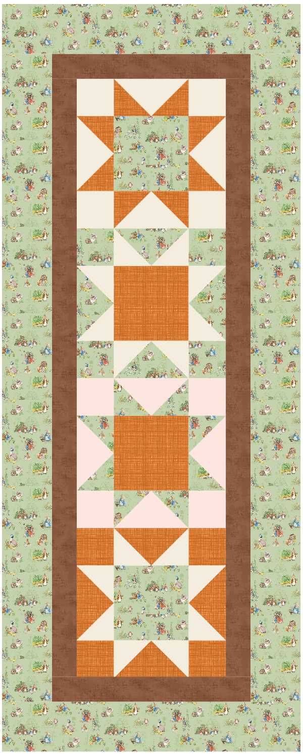 BL124 Patriotic Stars Quilt Kit SMALL bunny