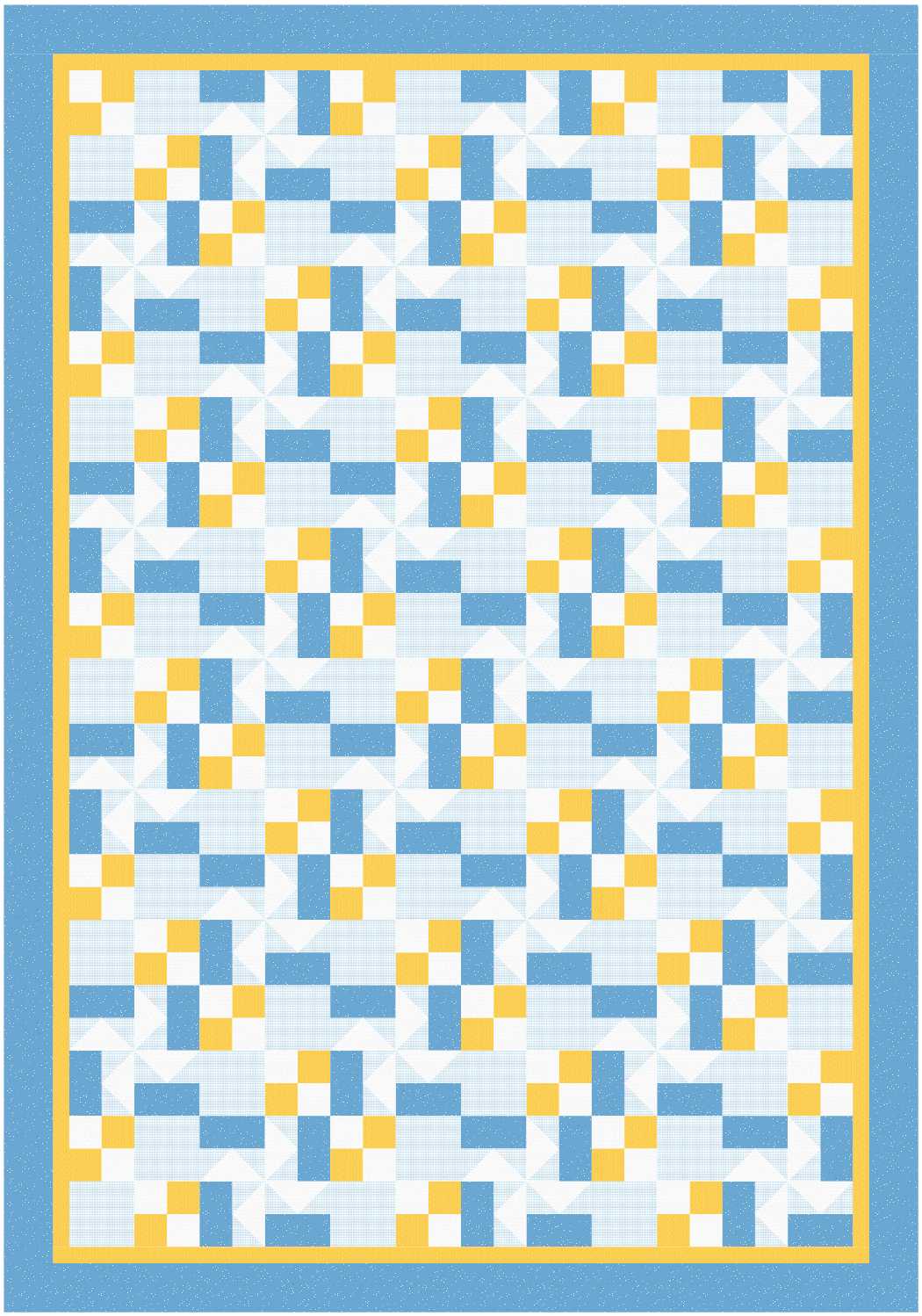 BL130 Flowing in the Breeze Quilt Kit LARGE bunny