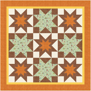 BL147 Baby Stars Quilt Kit bunny