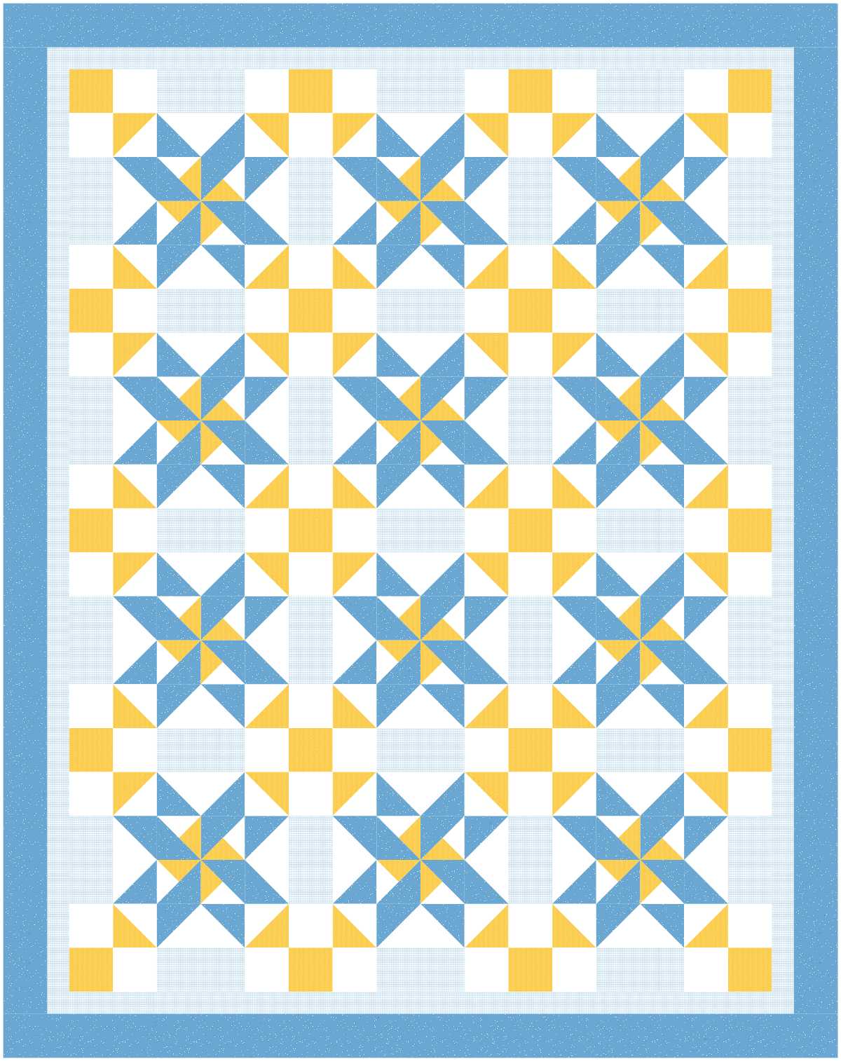 BL153 Zen Garden Quilt Kit LARGE bunny