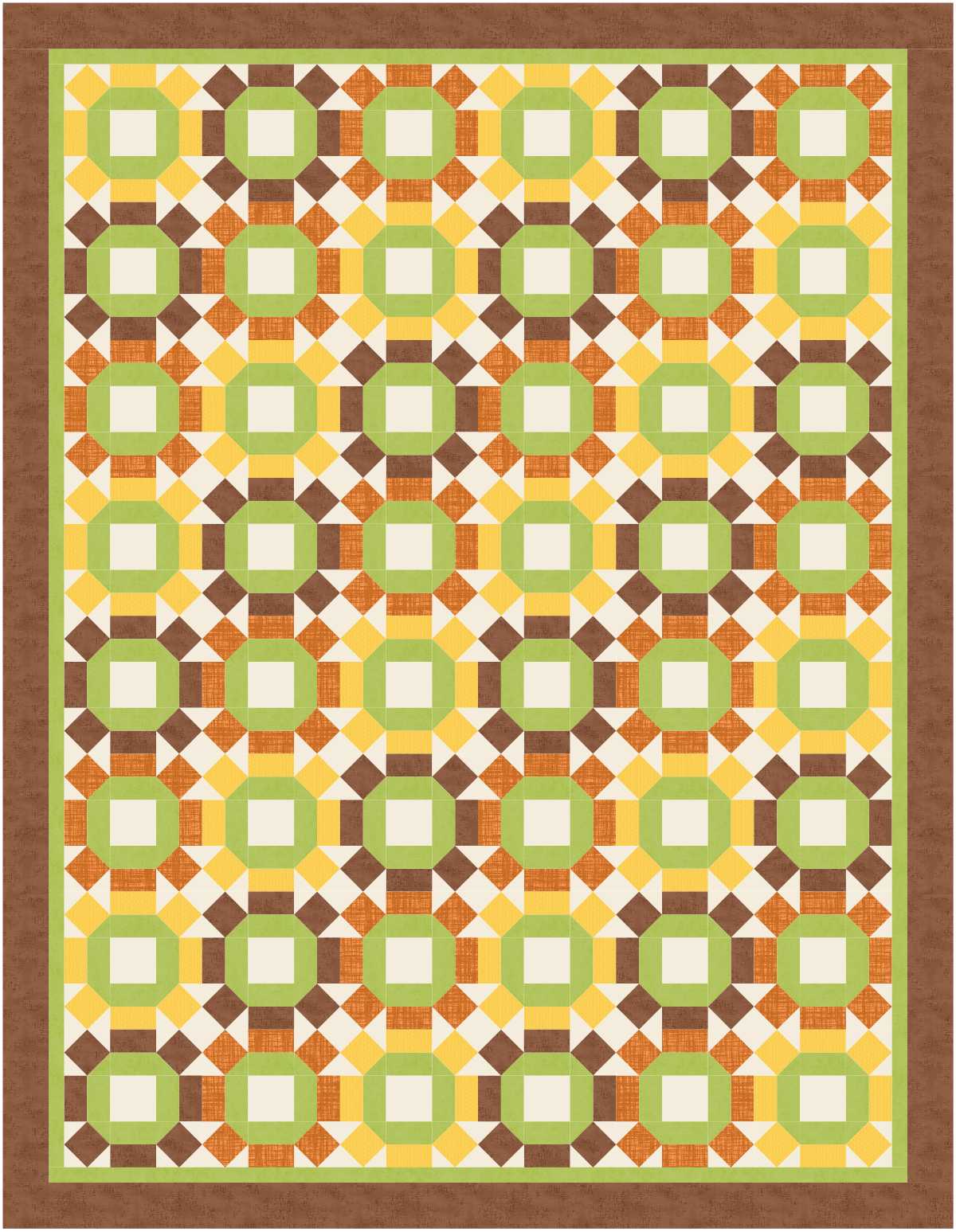 BL158 Rolling Boulders Quilt Kit LARGE bunny