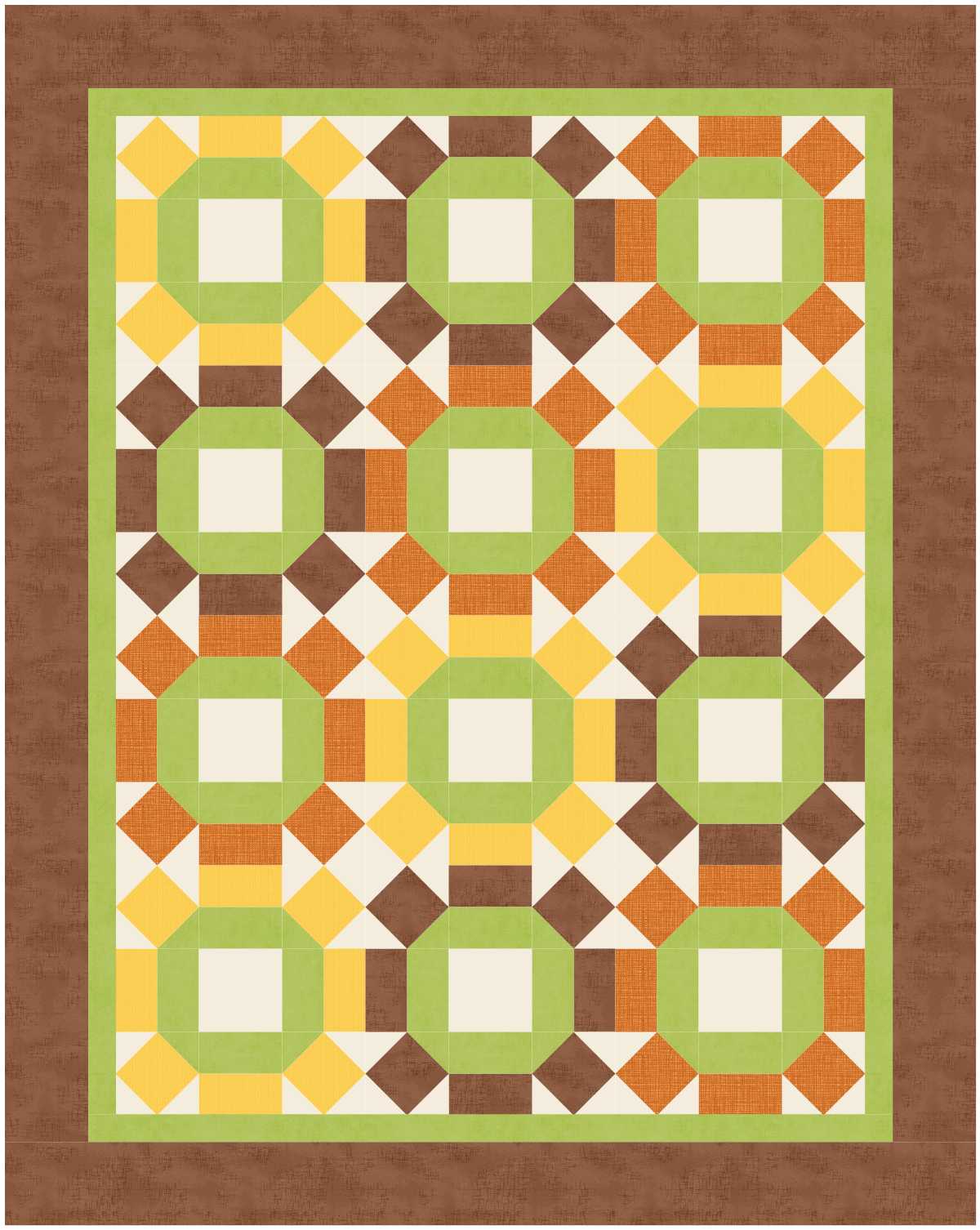 BL158 Rolling Boulders Quilt Kit SMALL bunny