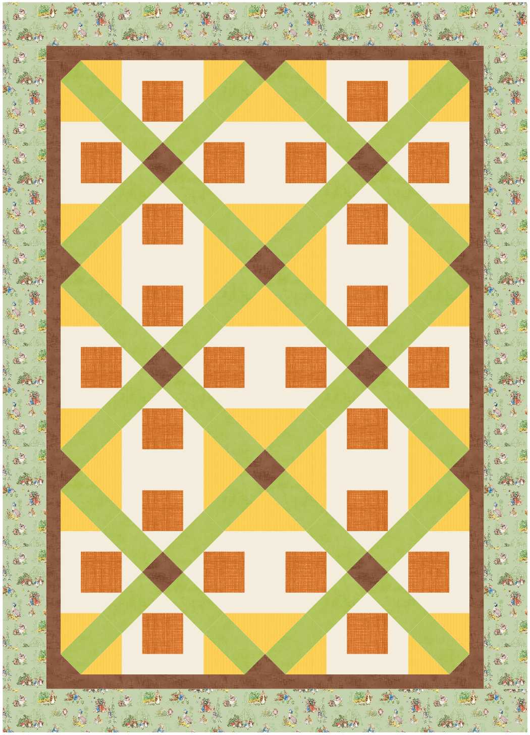 BL160 Eve quilt kit bunny