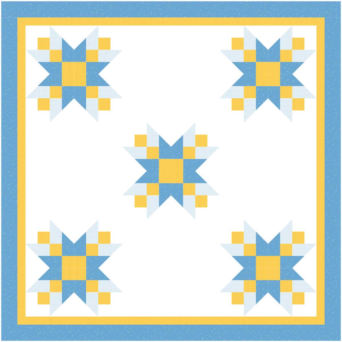 BL166 French Braid Quilt Kit S bunny
