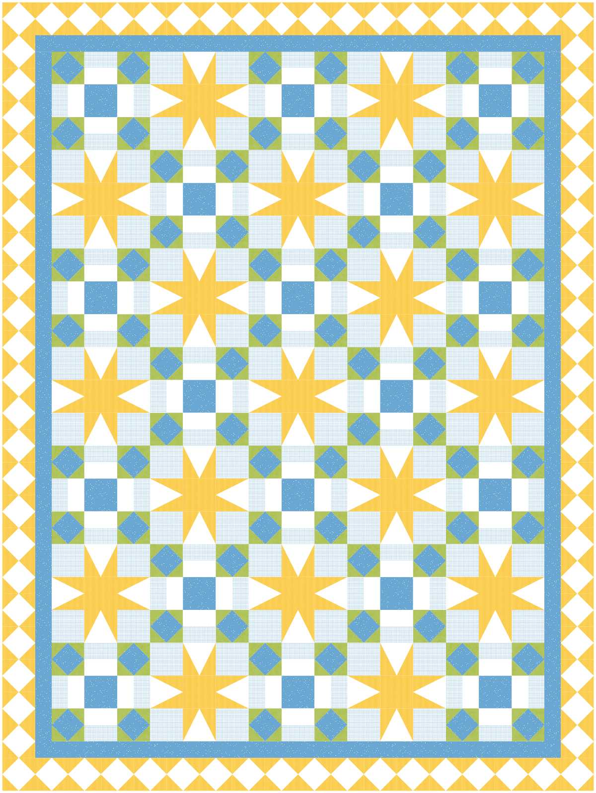 BL177 Sweet Dreams Quilt Kit L bunny