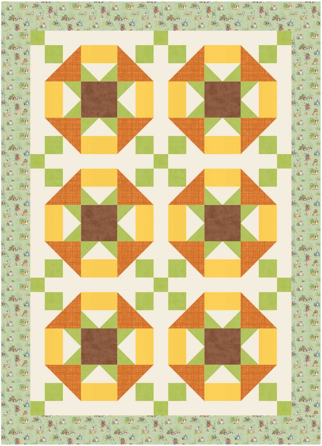 BL180 Princess Quilt Kit bunny