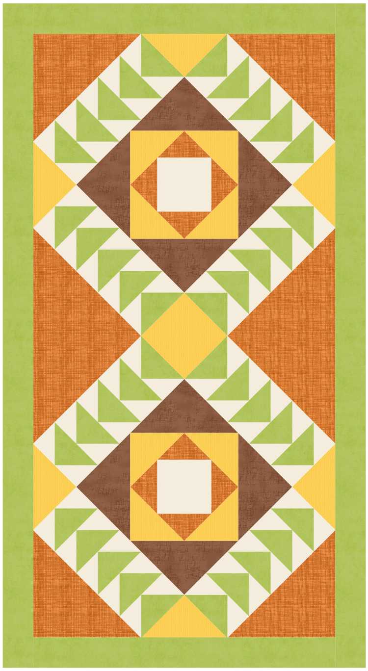 BL183 Camellia Quilt fabric Kit SMALL bunny