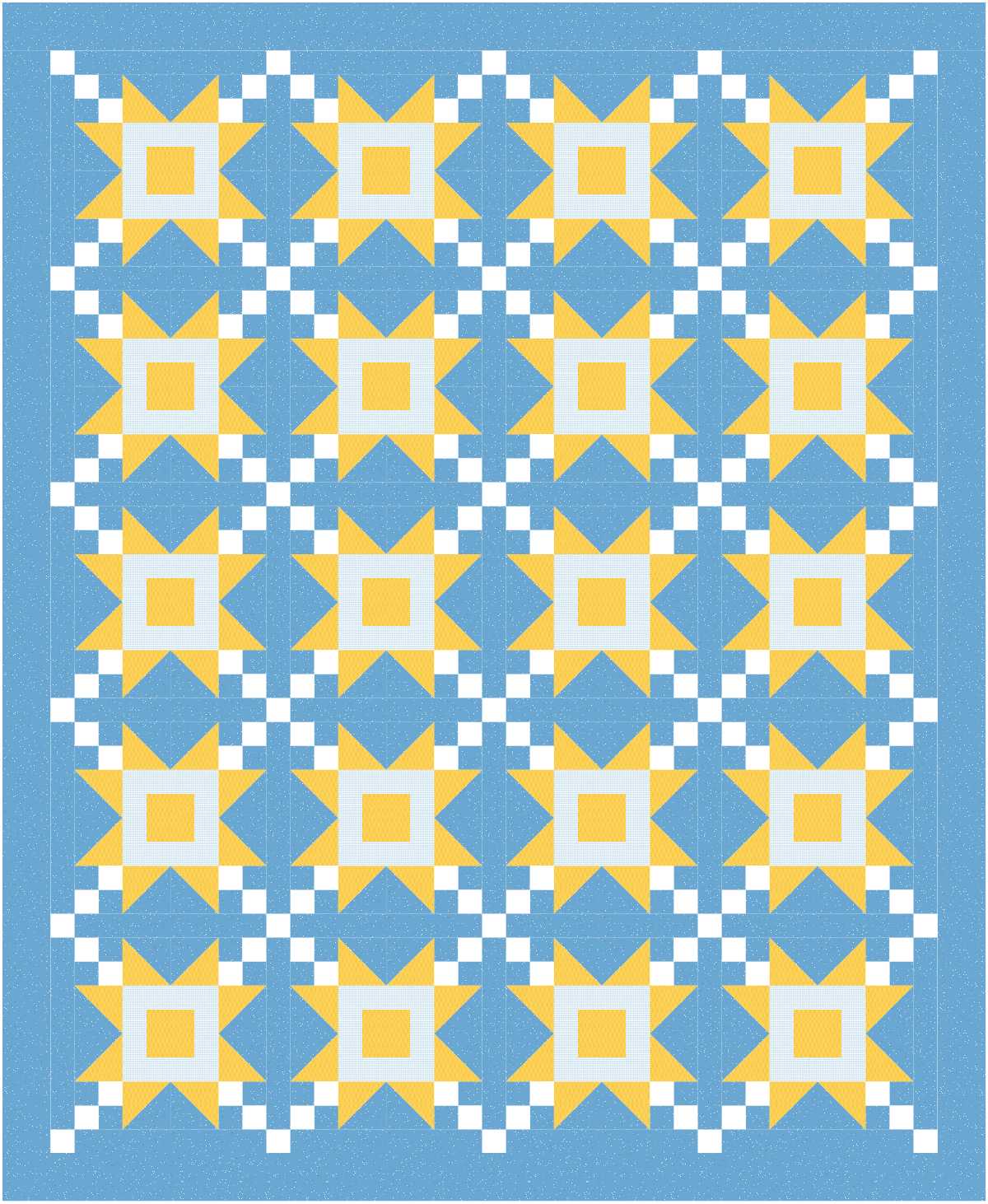 BL197 bunny Bees Quilt Kit L bunny