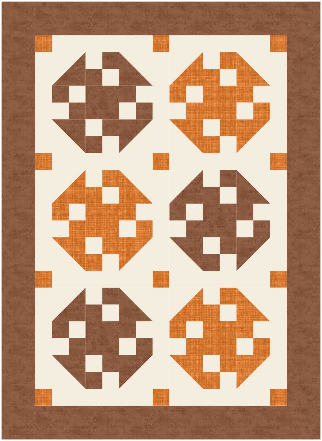 BL200 Tumbleweeds Quilt Kit S bunny