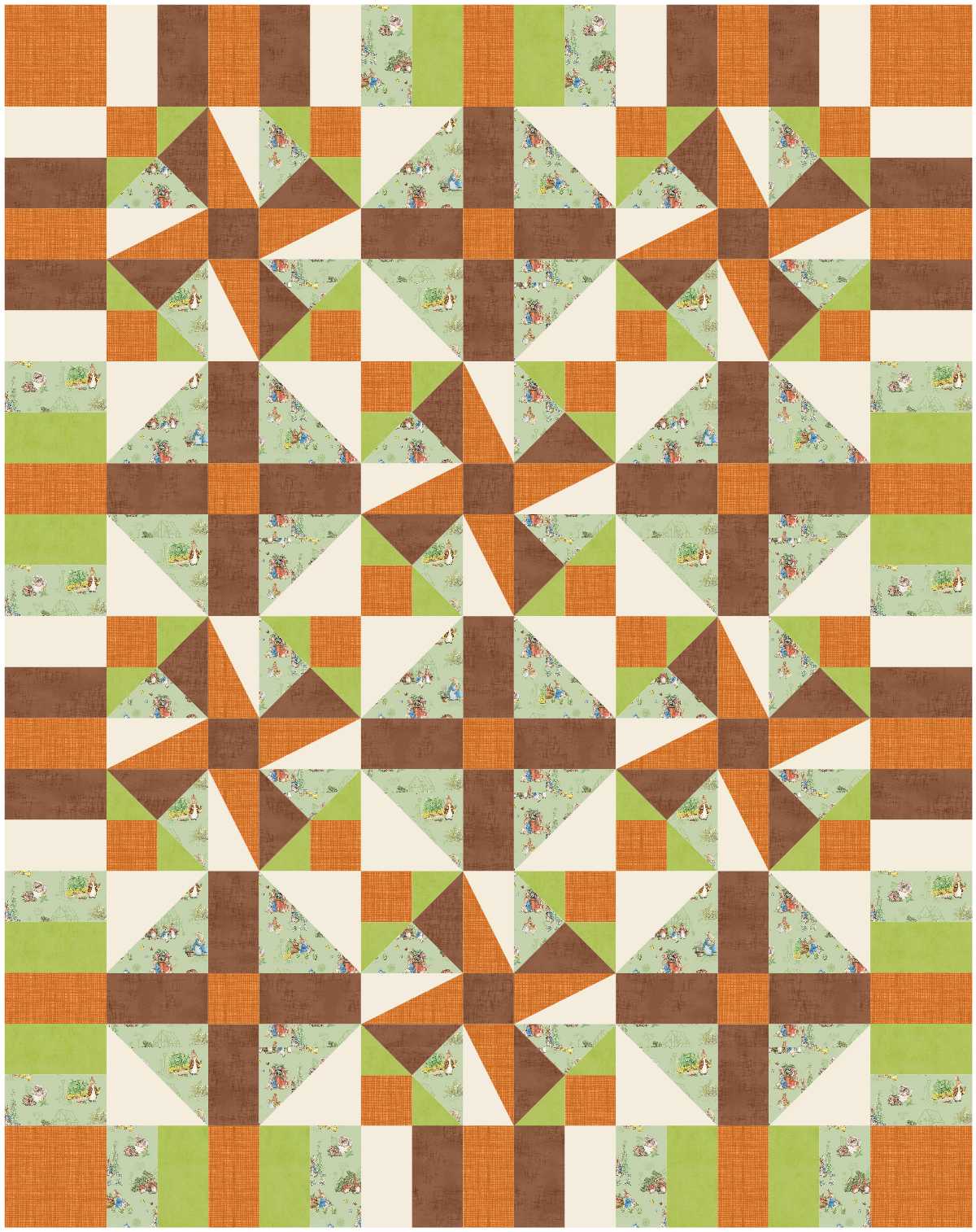 BL211 Fragility Quilt Kit M bunny