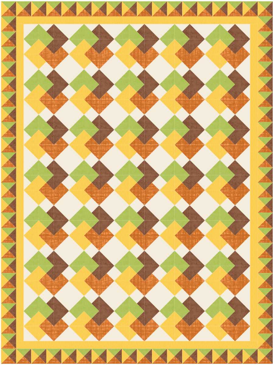 BL229 Shuffle Quilt Kit LARGE bunny