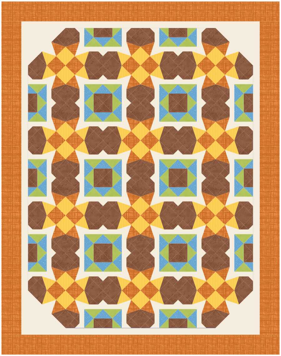 BL234 Bunny Slope Quilt Kit L bunny