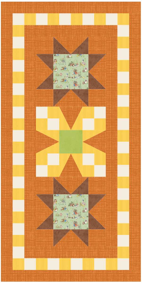 BL238 Picnic Quilt Kit S bunny