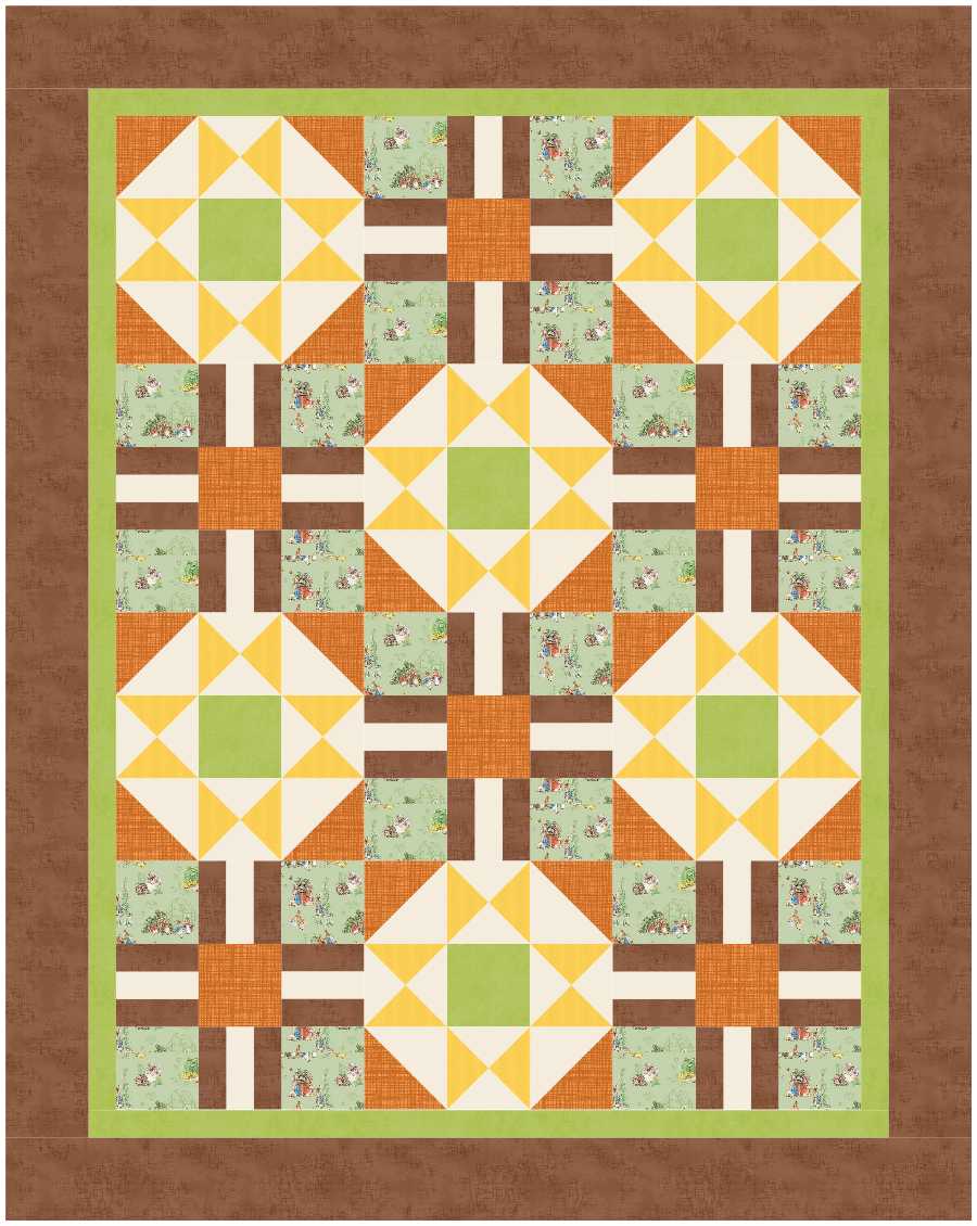 BL242 Election quilt KIT M bunny