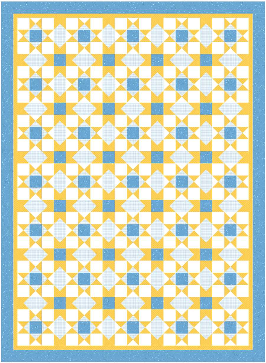 BL245 Chicken Coop Quilt KIT L bunny