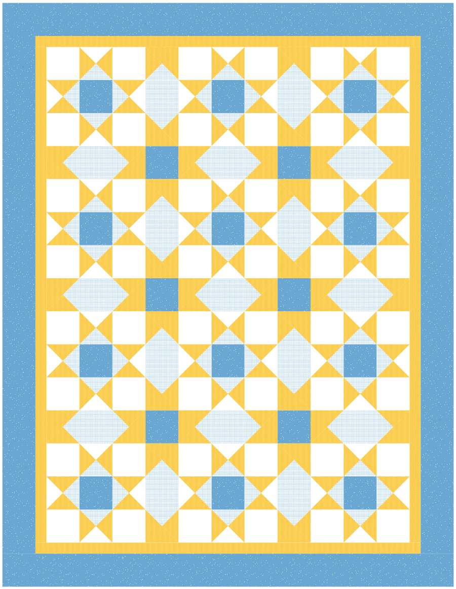 BL245 Chicken Coop Quilt KIT M bunny
