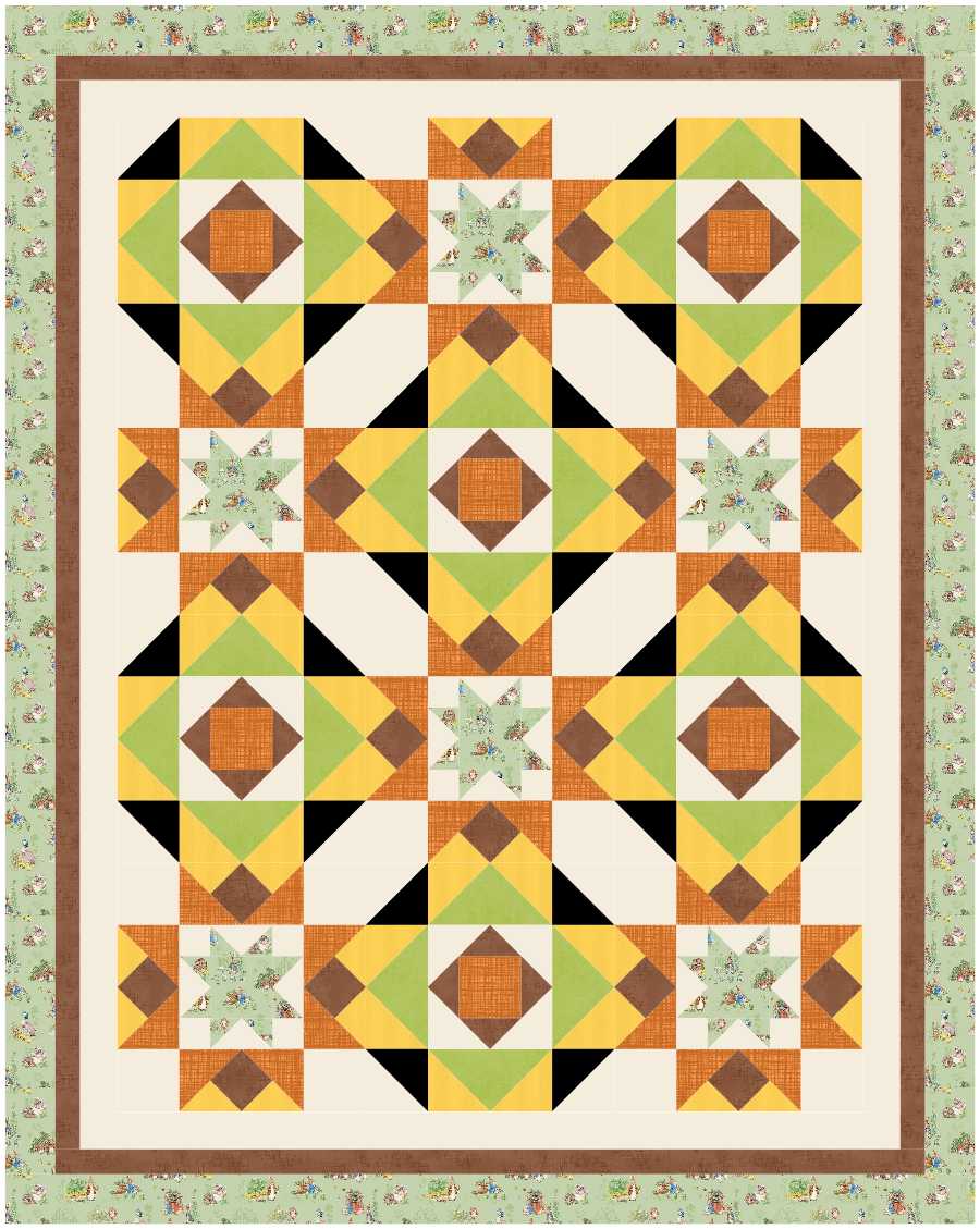 BL248 Coffee Break Quilt KIT MEDIUM bunny