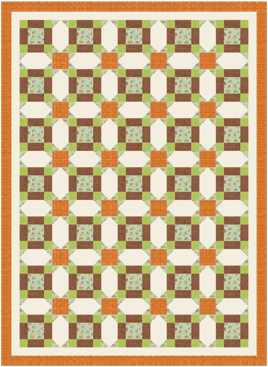 BL250 Vanishing Quilt KIT LARGE bunny
