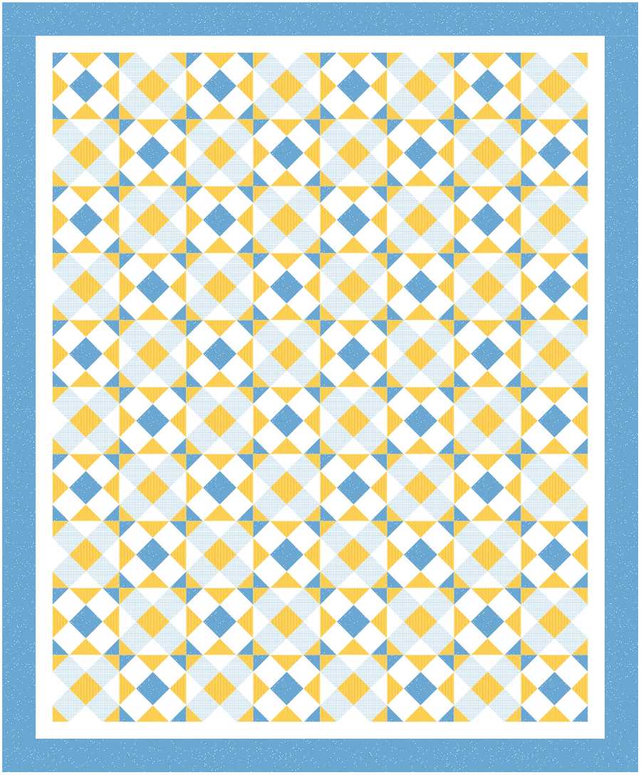 BL251 Riding thru the forest Quilt KIT LARGE bunny