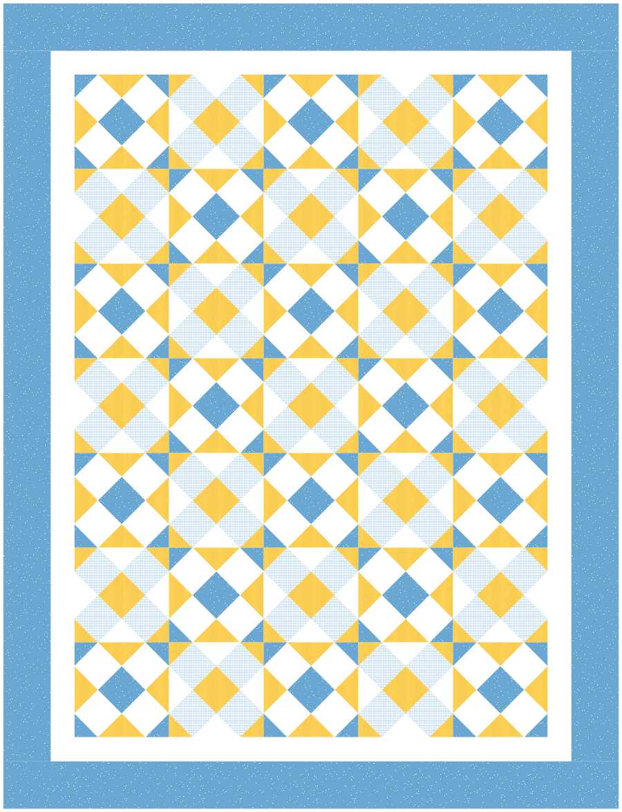 BL251 Riding thru the forest Quilt KIT MEDIUM bunny