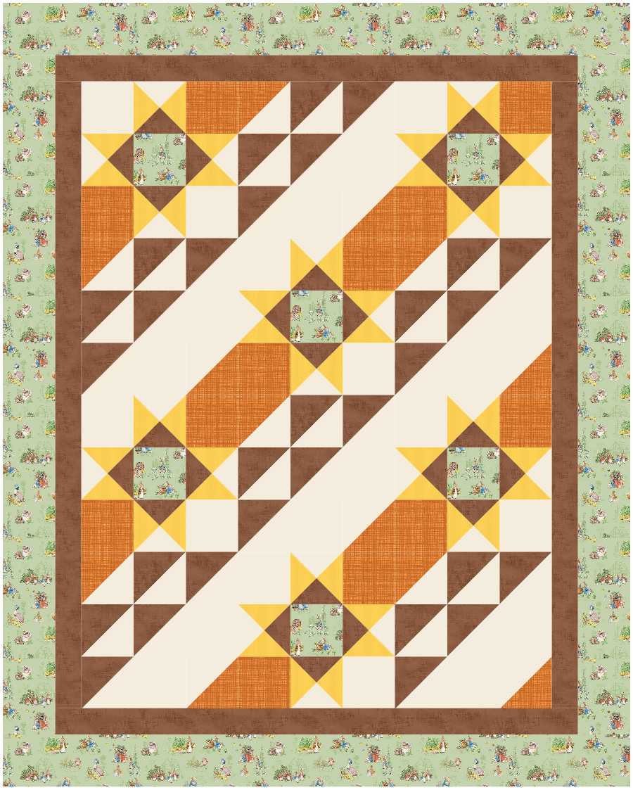 BL258 Warbler Quilt fabric KIT MEDIUM bunny