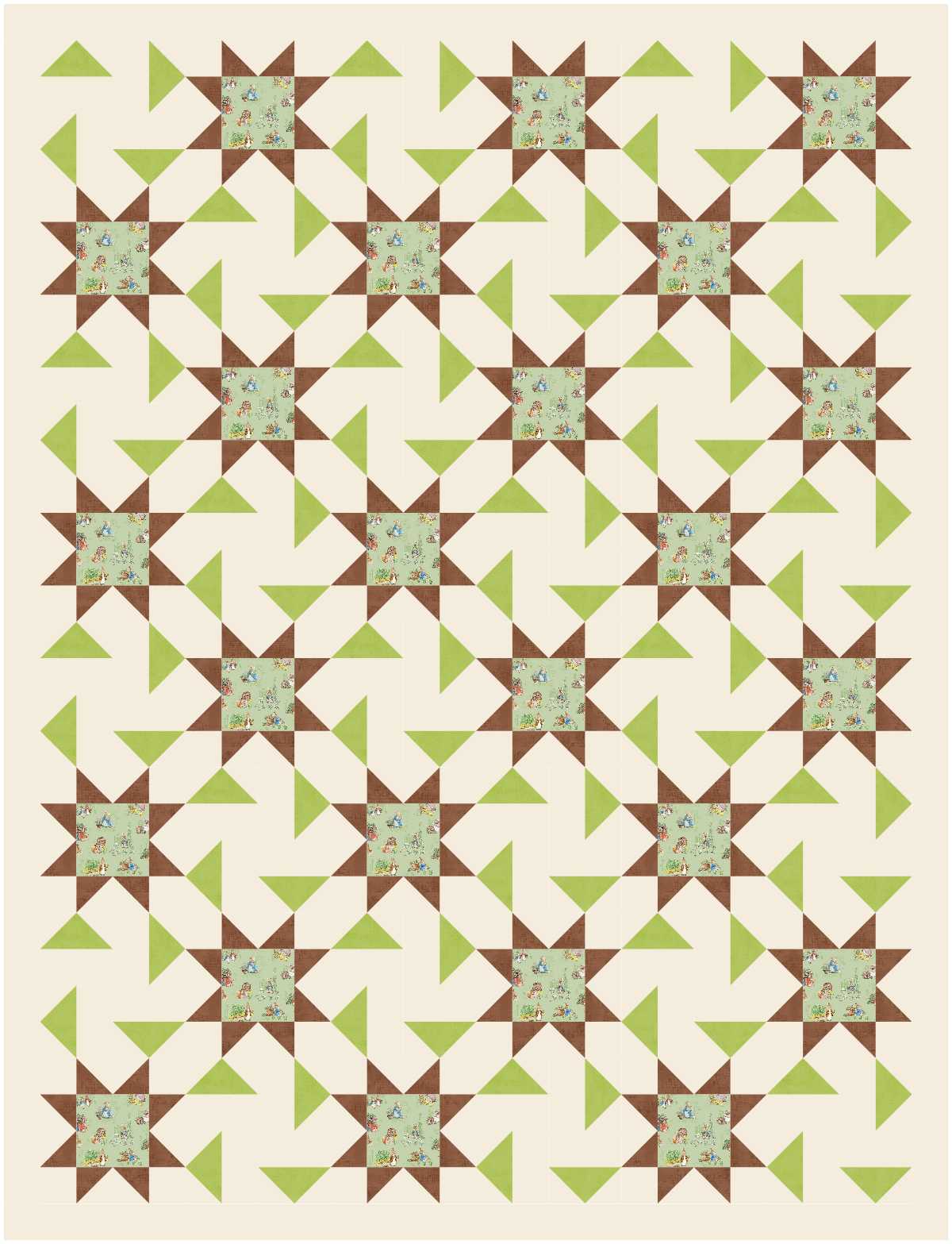 BL265 Dance Mode Quilt KIT LARGE bunny