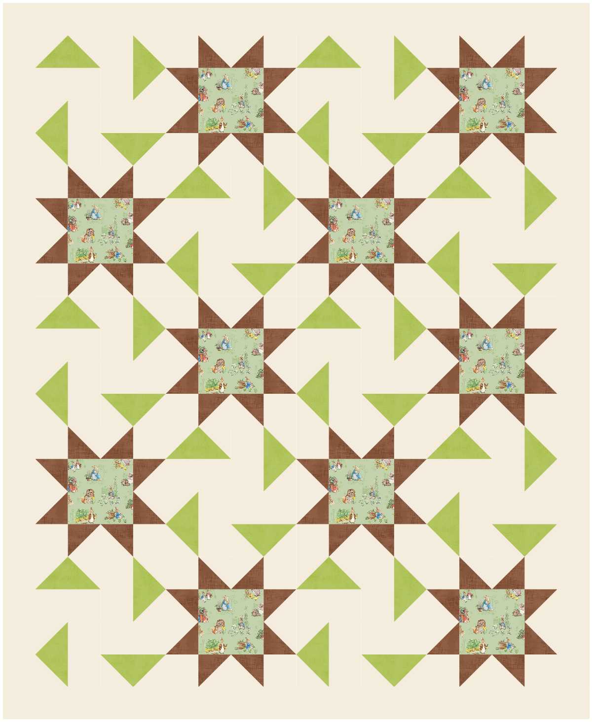 BL265 Dance Mode Quilt KIT MEDIUM bunny