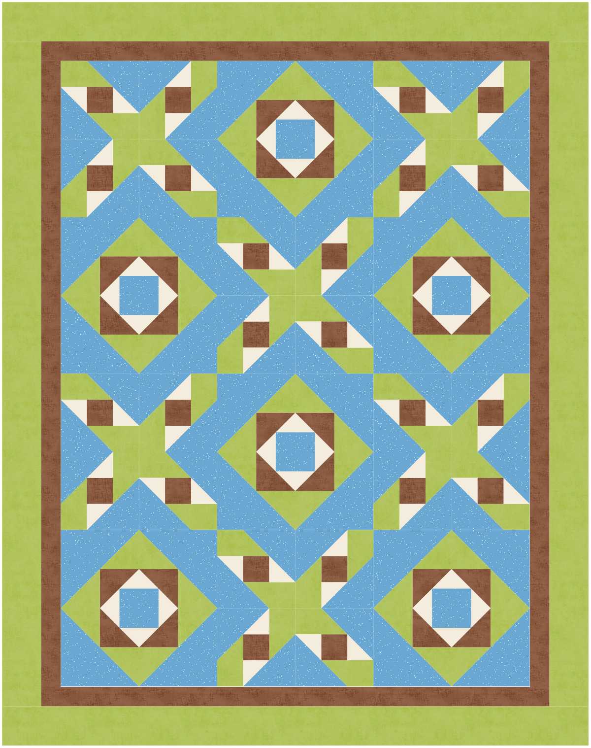 BL282 Garret quilt KIT MEDIUM bunny