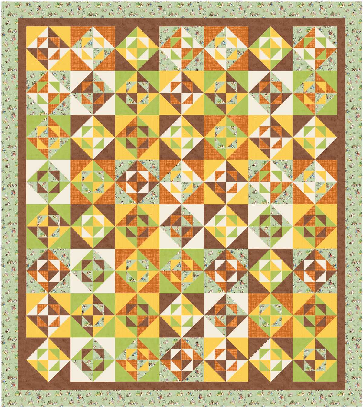 BL289 Wispy Wishes Quilt Kit L bunny