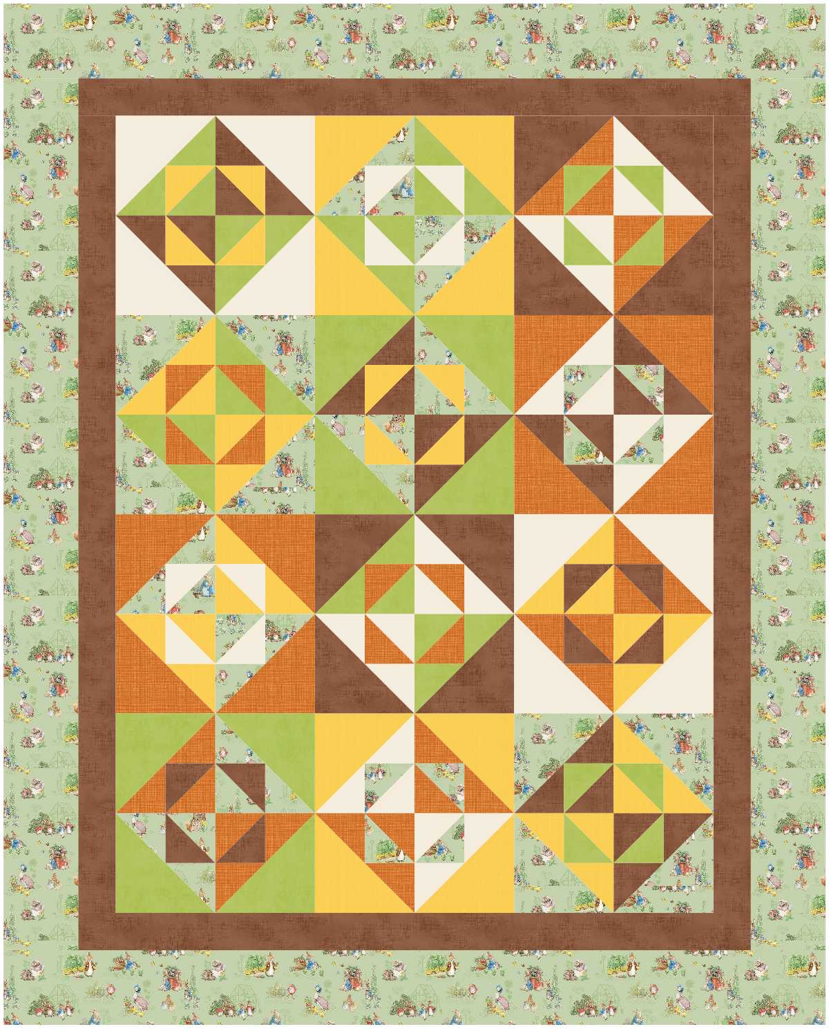 BL289 Wispy Wishes Quilt Kit M bunny