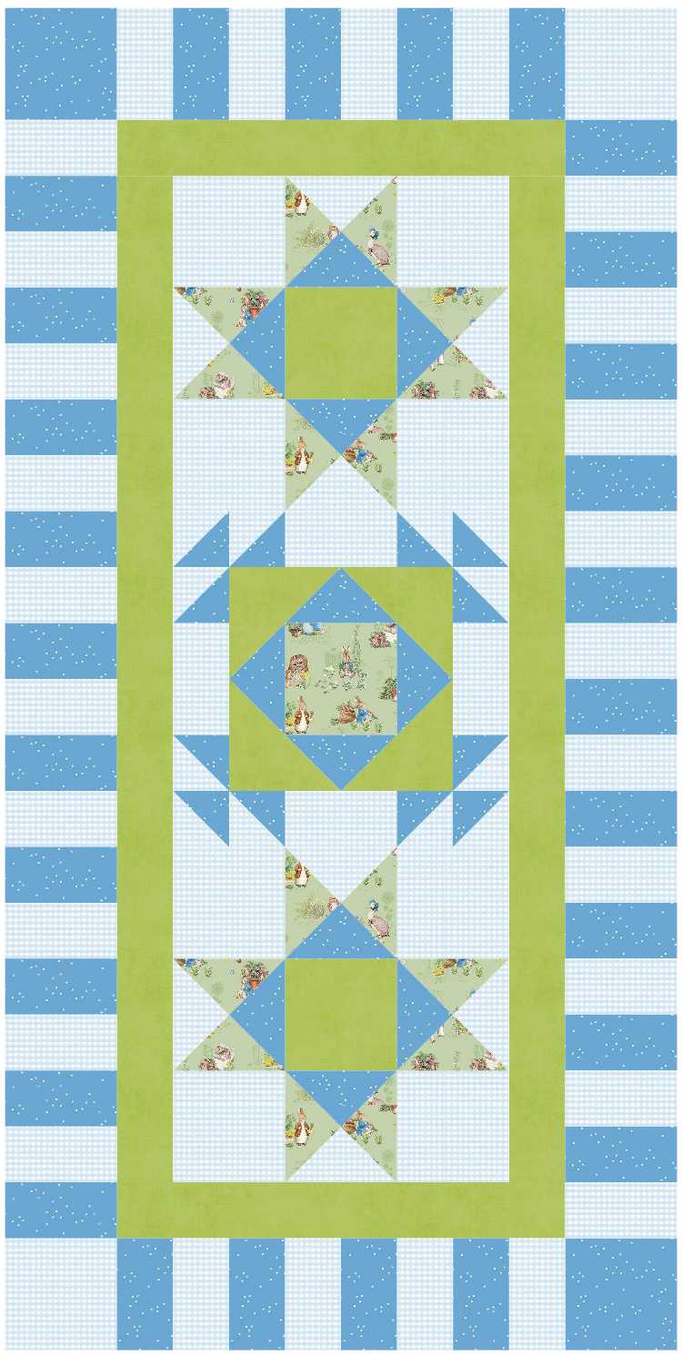BL292 Orange you Glad Quilt KIT SMALL bunny