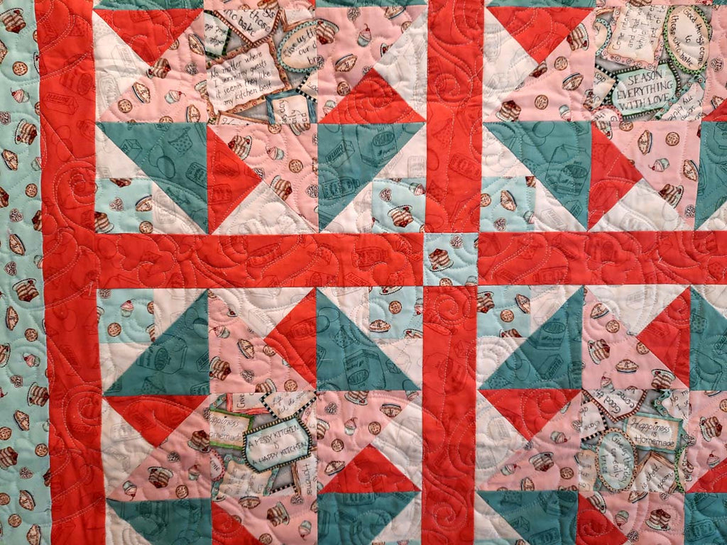 Meringues cupscake baking pastel lap quilt