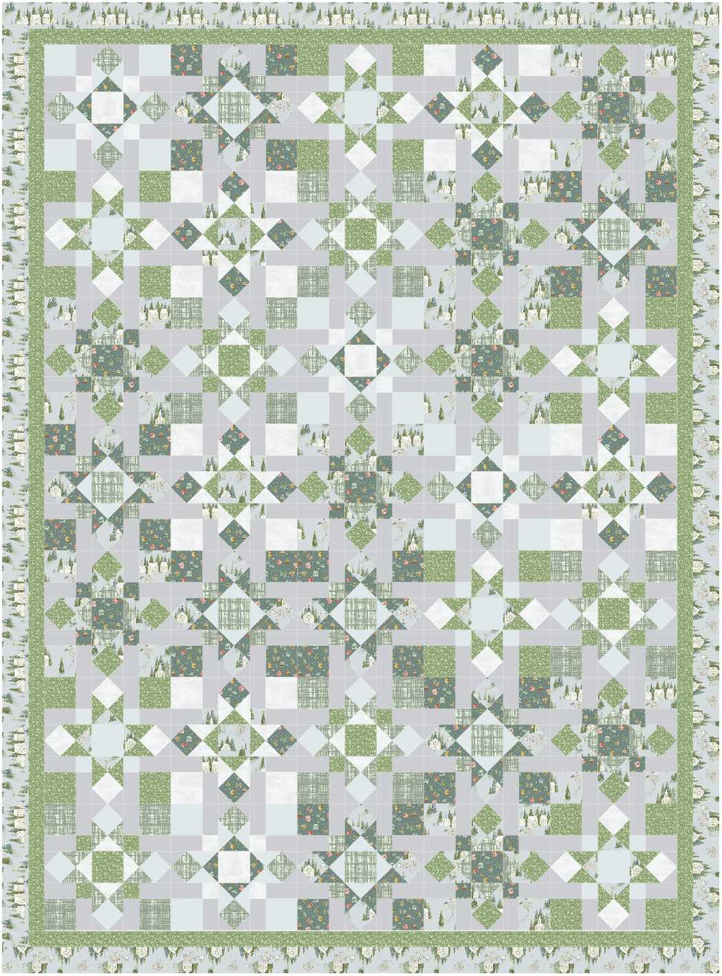 BL270 Anna's Steps Quilt fabric KIT LARGE