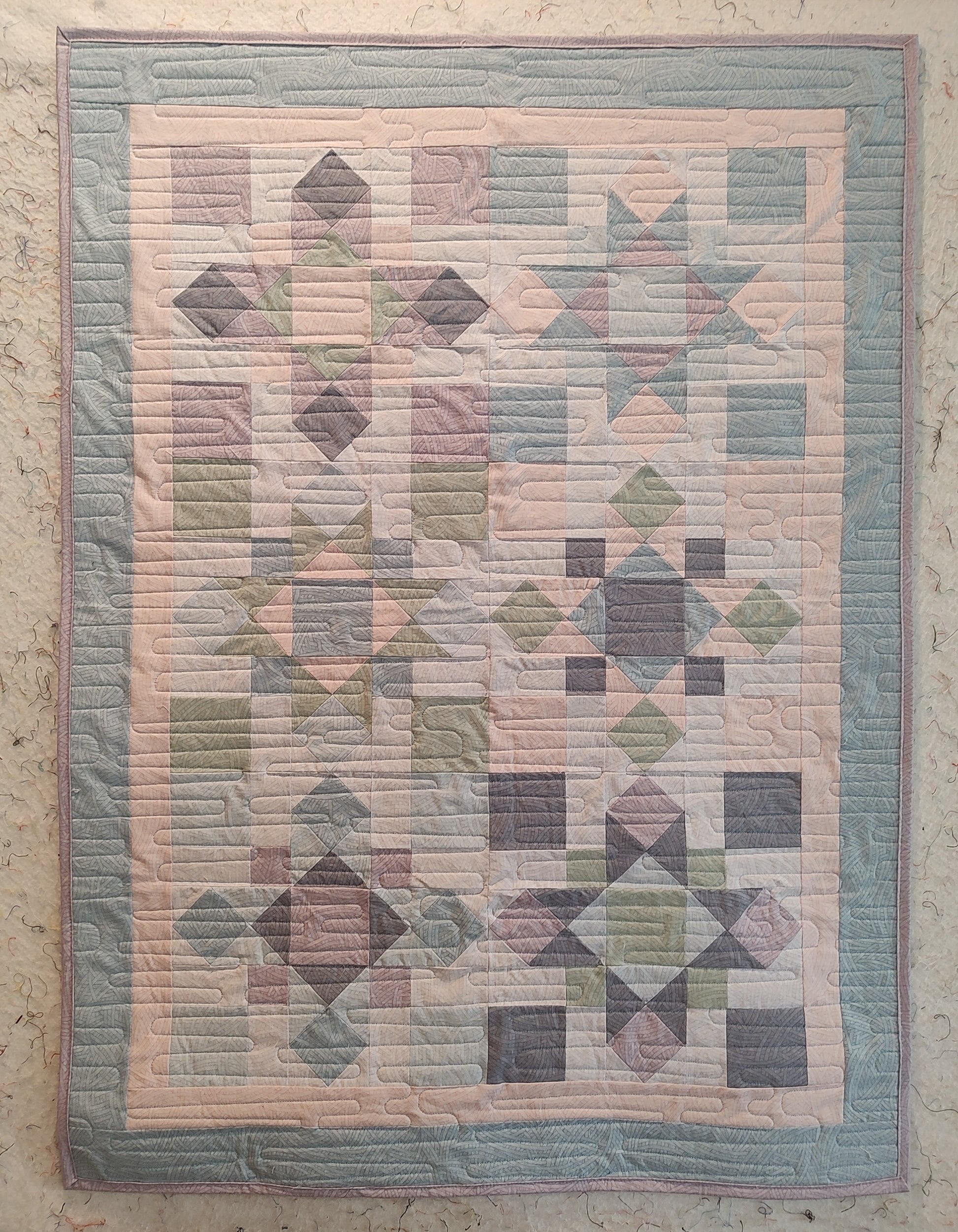 BL270 Anna's Steps Quilt pattern 3 sizes FQ and Accuquilt friendly