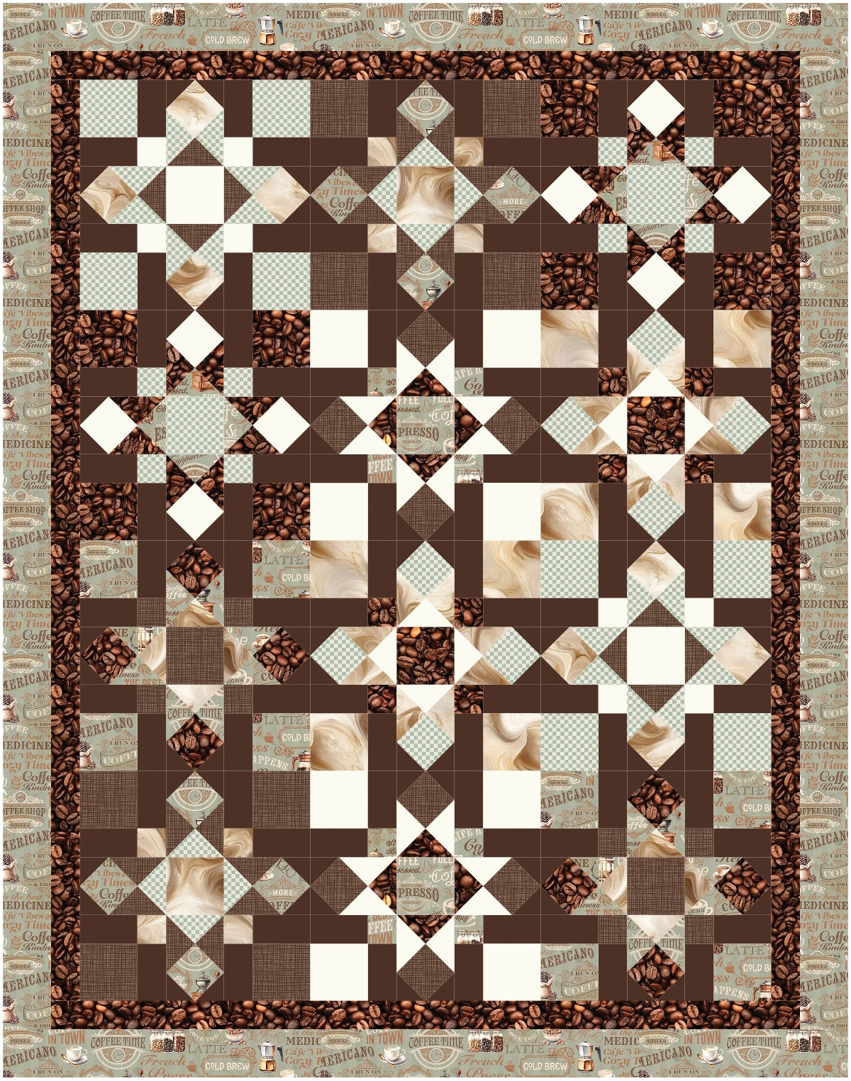 BL270 Anna's Steps Quilt Kit 2 sizes