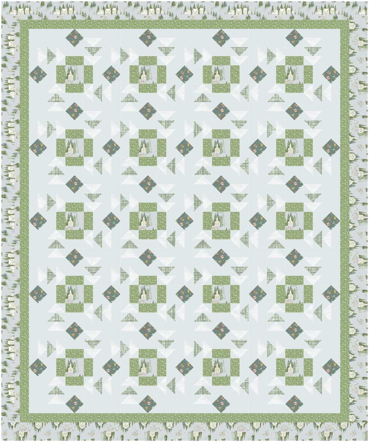 BL176 Apple Pie Quilt Kit LARGE