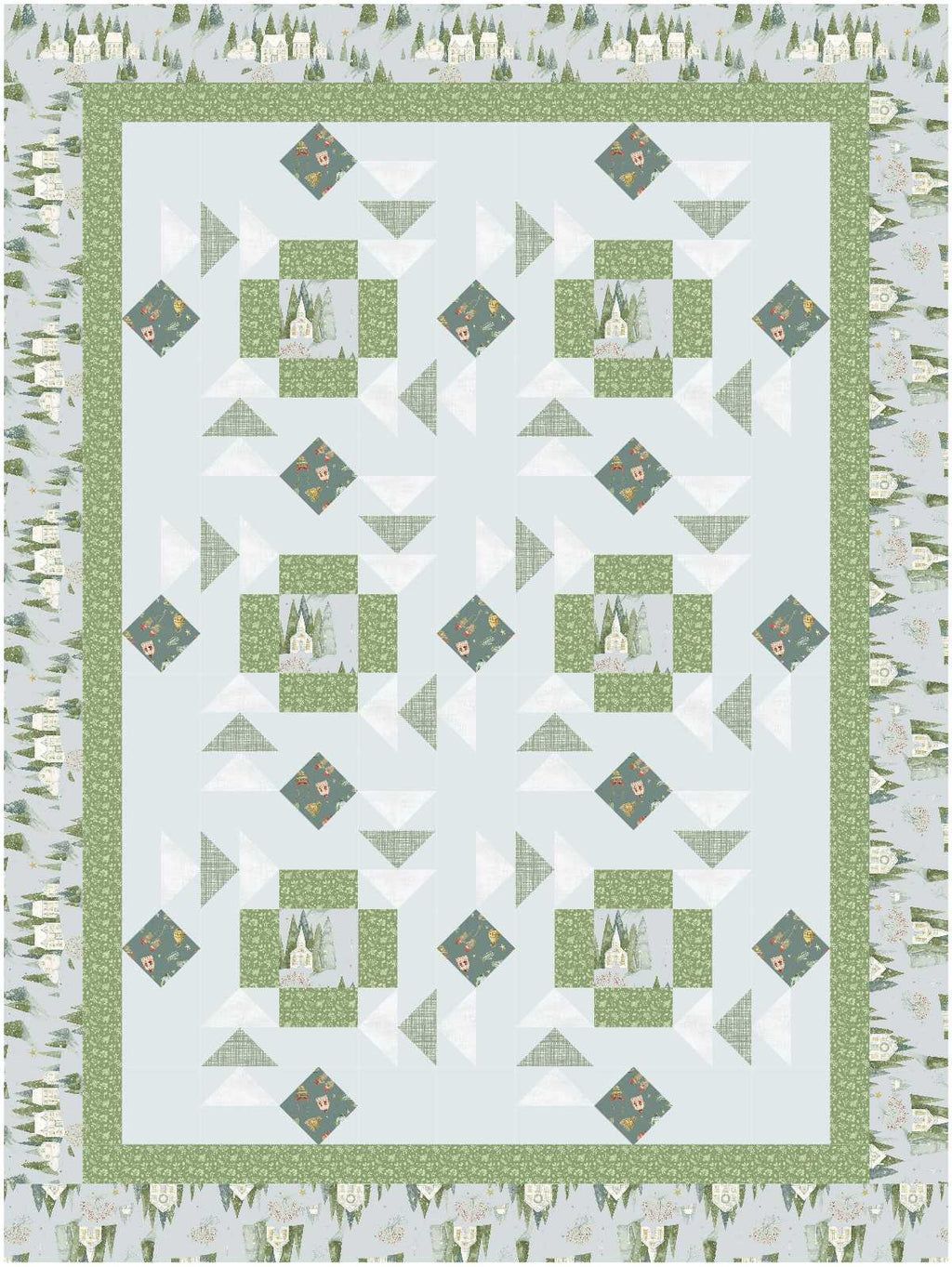 BL176 Apple Pie Quilt Kit SMALL