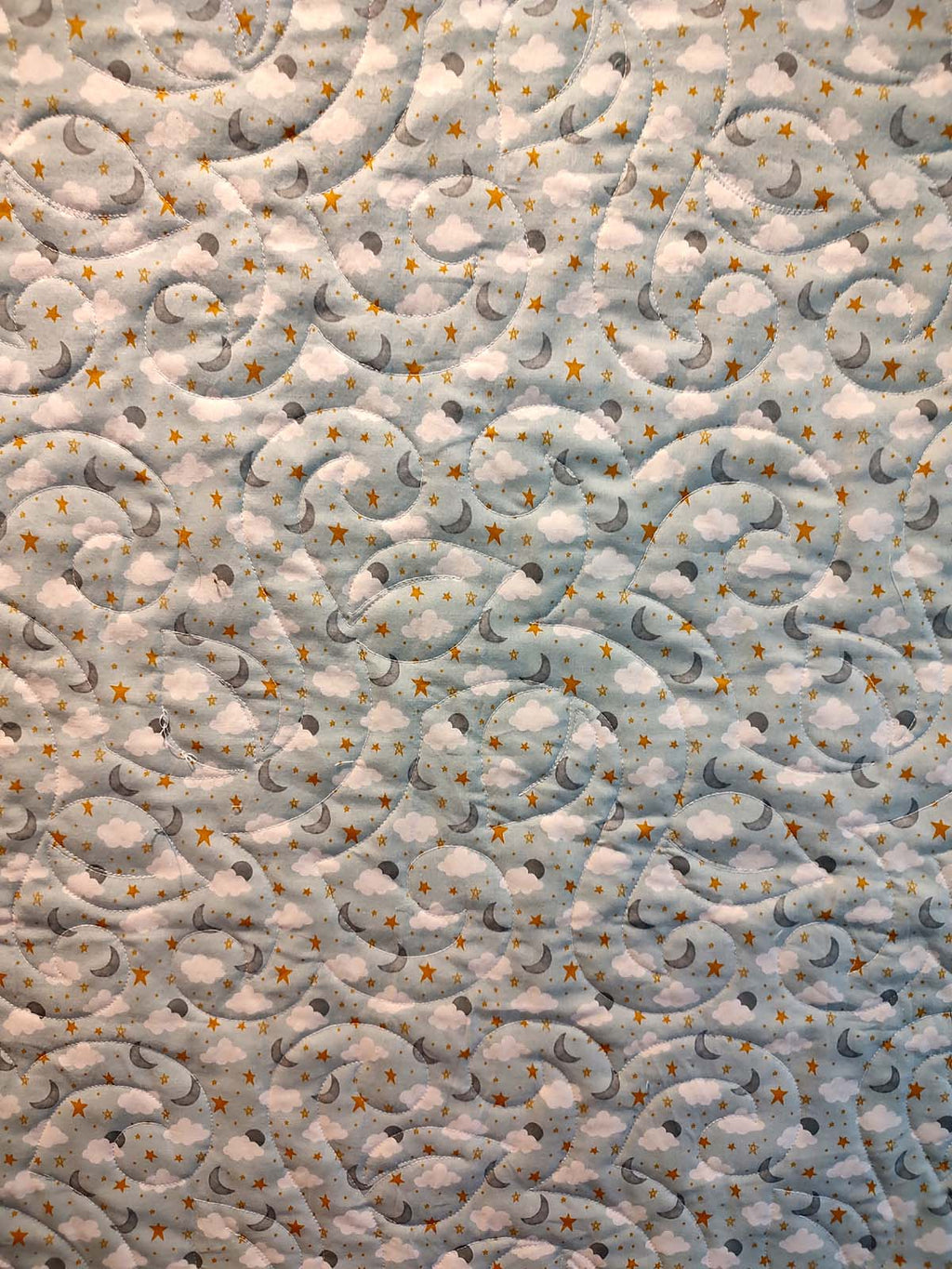 Jungle Apple Pie Modern baby lap quilt